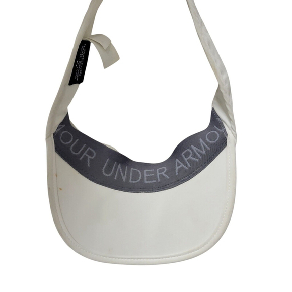 Under Armour Womens Visor White Hook Loop Hat Cap. One Size. Pre-owned Condition - Picture 6 of 7